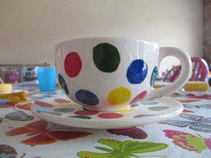 For serious coffee fans! Cappuccino mug and saucer £21.20